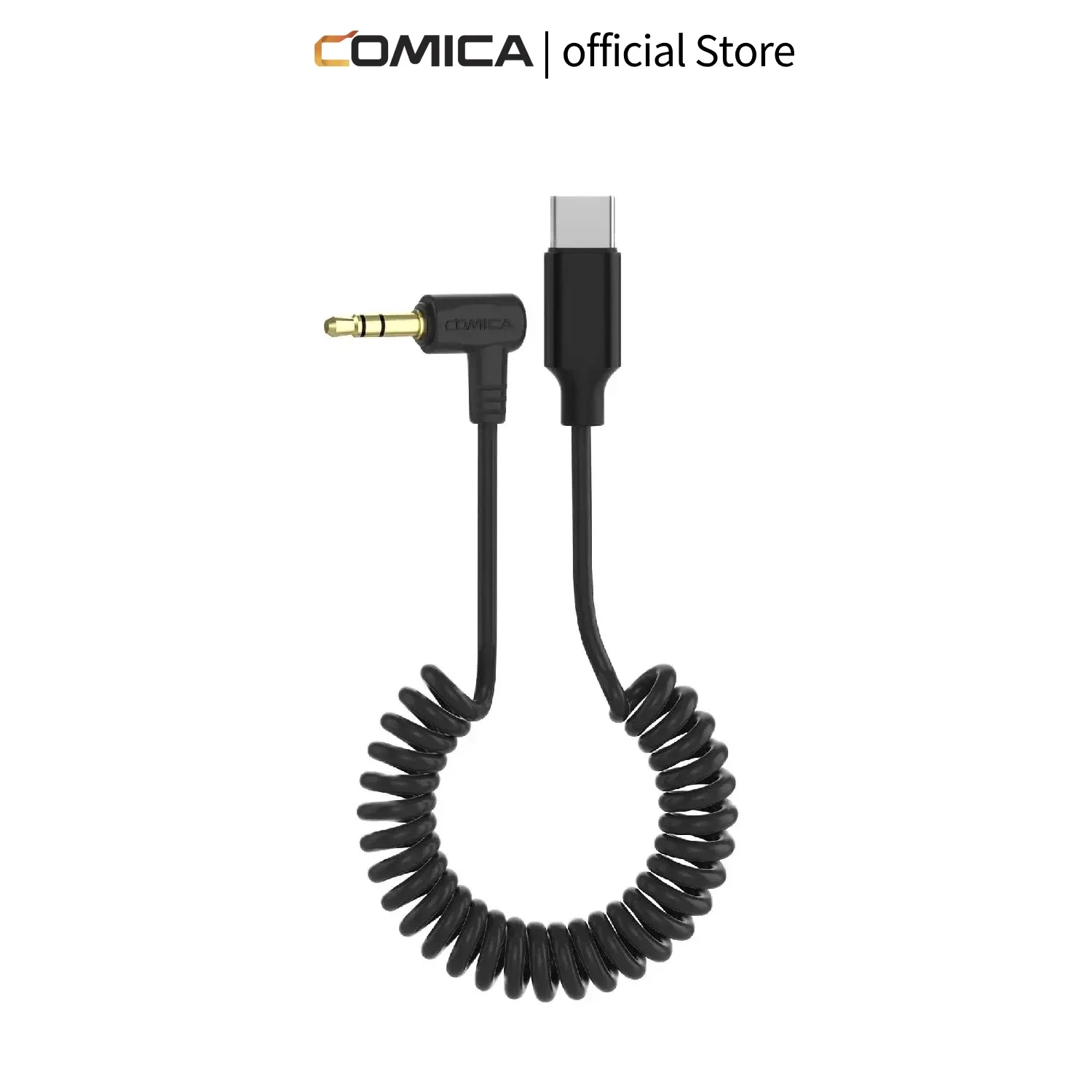 Comica-Cable de salida de Audio CVM-D-UC II de 3,5mm, TRS a USB-C, para teléfono inteligente Android, micrófono inalámbrico