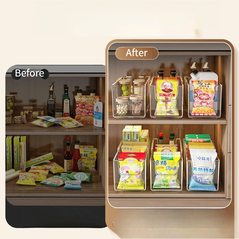 กล่องเก็บของในครัวแบบใสพร้อมตั - Food Snacks Packets บทวิจารณ์และราคา