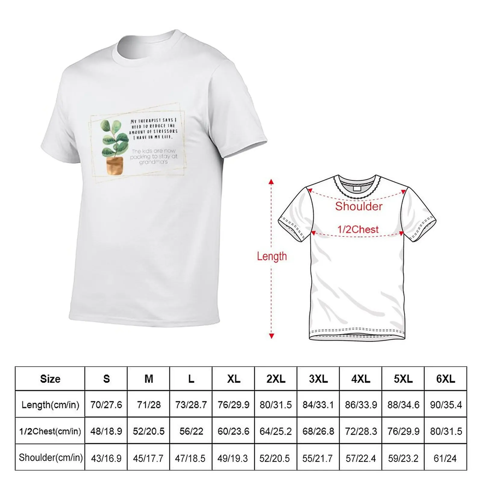 My Therapist Says I need to Reduce the Amount of Stressors I Have - Mom Quote T-Shirt Functional Casual Short Sleeve Tee