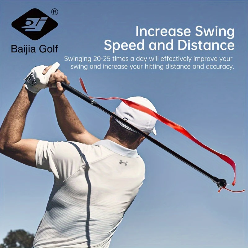 

Golfs Ribbon Swing Trainer Sound Practice Increase Swinging Speed Training Club Correcting Gesturer Golfs Supplies