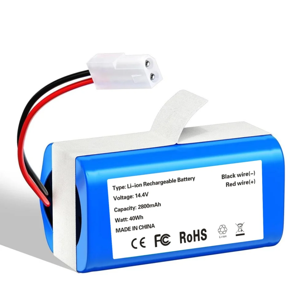 Replacement Battery 14.4V 3500mAh H18650CH-4S1P For XIAOMI MIJIA Mi Robot Vacuum-Mop Essential G1 MJSTG1 SKV4136GL R30/R30 Pro