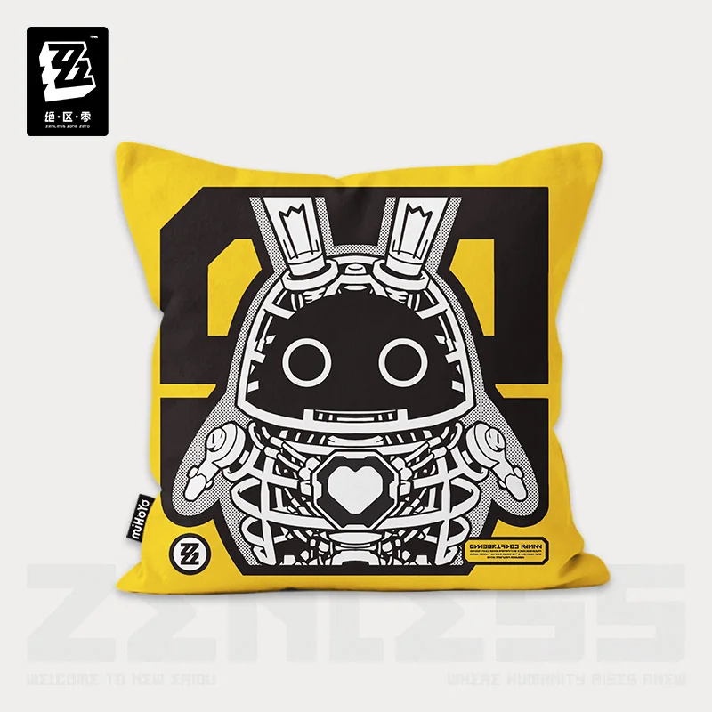 Zenless Zone Zero Square Pillow Game Peripheral Products The Bangboo Tune Series Original