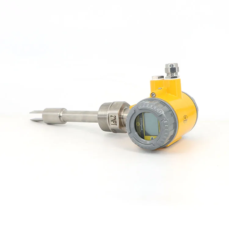 Cryogenic 316L Stainless Steel Dual Output Fork Density Meter 200mm Insertion NPT Thread