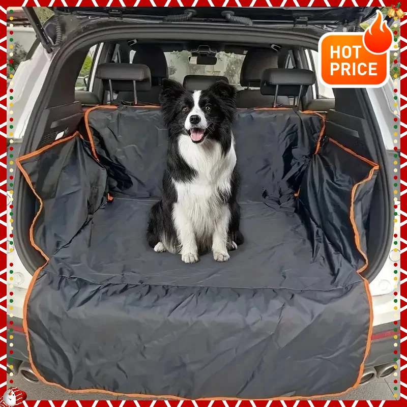 2025 Прочный полиэстеровый коврик в багажник автомобиля для домашних животных — нескользящий, устойчивый к царапинам и легко чистится, универсальный для автомобилей и внедорожников