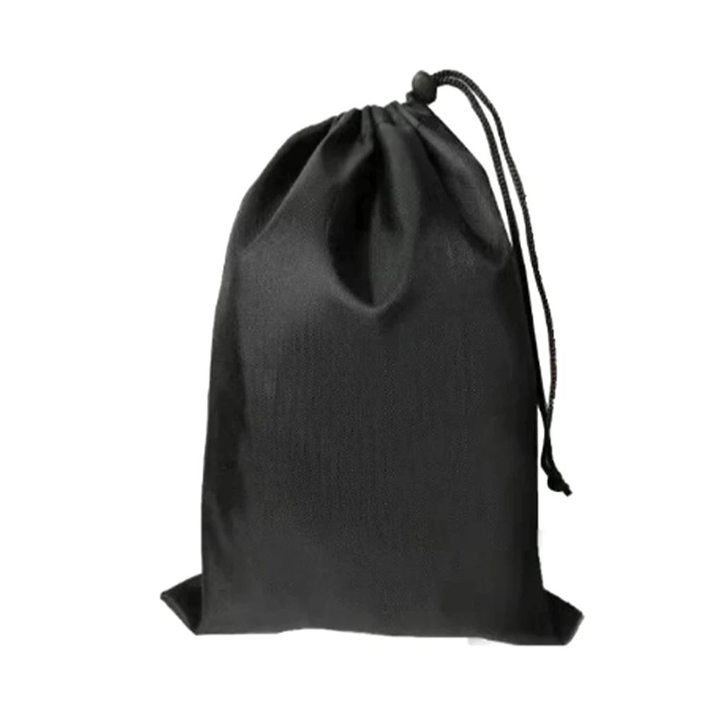 Drawstring Bag Storage Pouch Mini Gadgets Organizer Black Bags Cover for Clothes Shoes Packaging Outdoor Travel Use