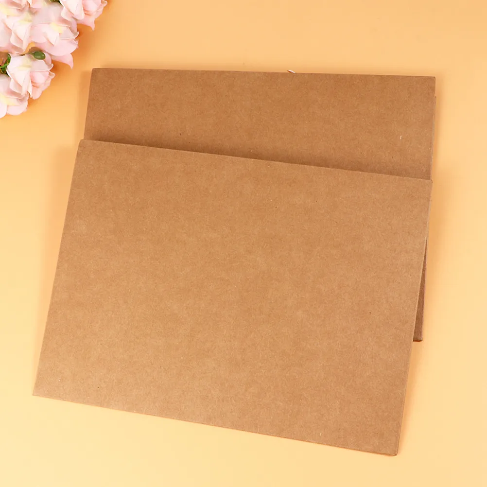 

10pcs Kraft Paper File Bags A4 Brown Cardboard Folders For Document Storage Office Home Organization File Envelope Pouches