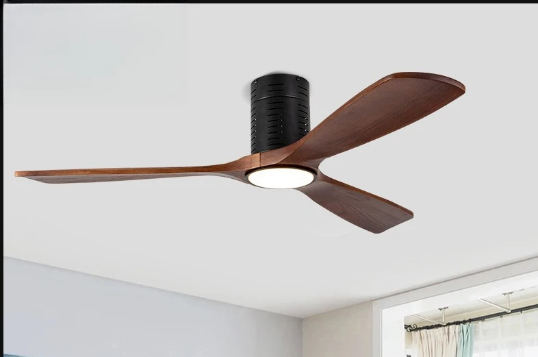 

Ceiling large wind ceiling fan light household living room dining room bedroom with fan chandelier integrated industrial