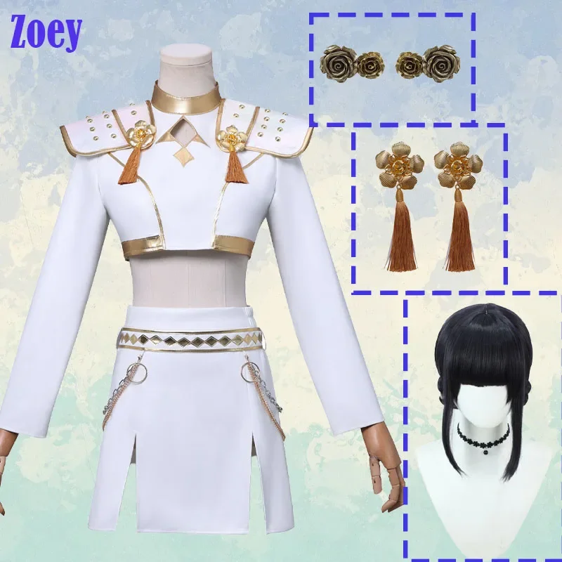 

Zoey Kpop Demon Косплей Kpop Zoey Косплей Костюм Kpop Demon Rumi Hunter Mira Косплей Хэллоуин Униформа для женщин