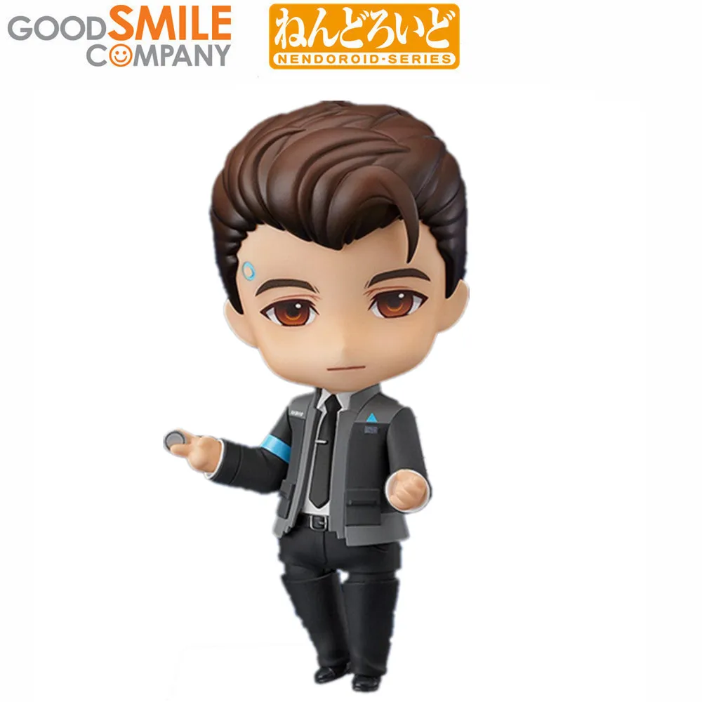 Original Detroit Become Human Connor Anime Figure Toys Kwaii #1402 Q Ver. Action Figurine PVC Model Collection Doll Gift