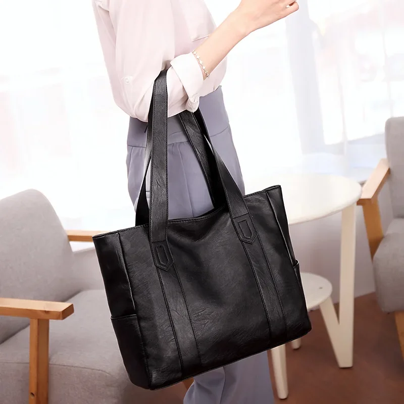 Women\'s Bag Large Capacity Shoulder Bag Fashion All-match Handbag Diagonal Bag Simple Atmosphere Mother Bag