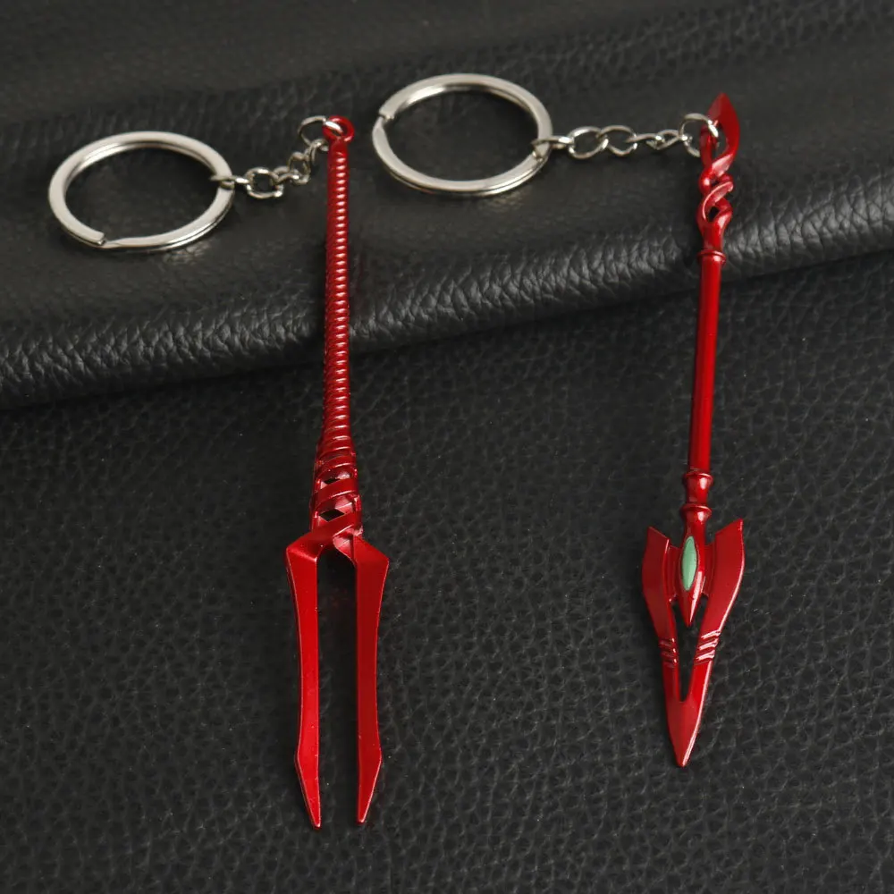 Nuevo Llavero Colgante de Anime Neon Genesis Evangelion con la Lanza de Longinus, Accesorios y Regalos de la Serie Eva