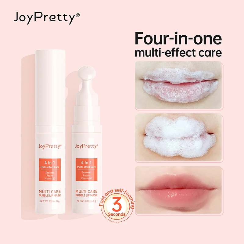 Joypretty Bubble Lips Mask Moisturizing Lip Balm Lightening Volumizer Remove Exfoliating Oil for Women Lip Care