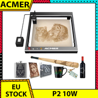 ACMER P2 10W Laser Engraver Cutter Fixed Focus Engraving at 30000mm/min Ultra-silent Auto Air Assist App Control 420*400mm