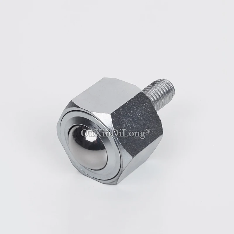 10PCS Precision Conveying Universal Ball Transfer Unit Steel/Nylon Ball Bearing Bull Eye Wheels Casters Conveyor Rollers Sliders