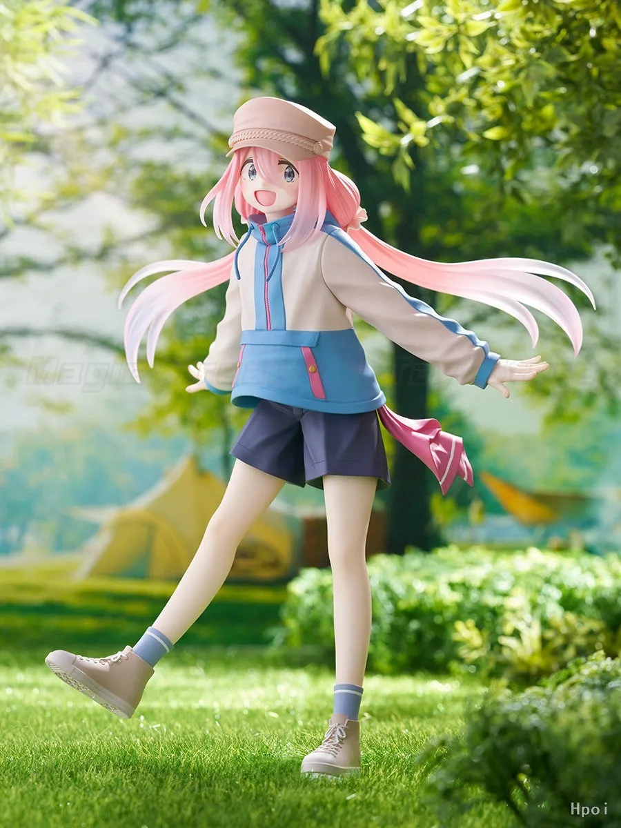 

【In Stock】Original FuRyu TENITOL LAID-BACK CAMP SEASON３Kagamihara Nadeshiko 22cm Figure Toys Model Gift
