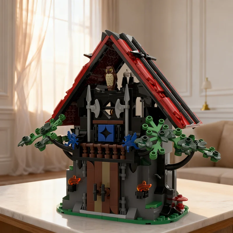 

464pcs MOC Wizard S Magical Workshop Castle Classic Model Building Blocks Creative Display Gift Collectible Decor Kids Premium