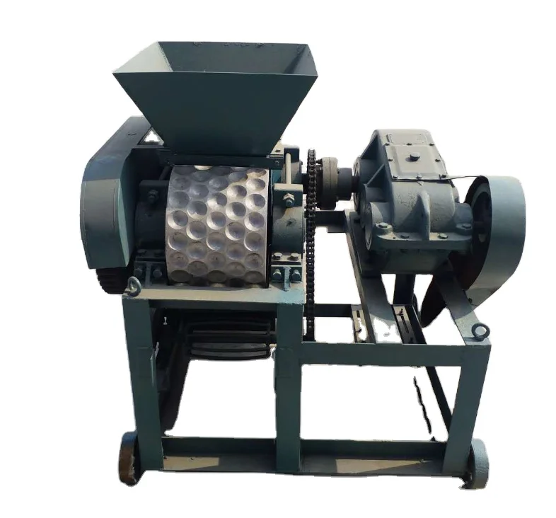 

Approved Roller Ball Press Pillow Shape Charcoal Briquette Machine Coal Charcoal Oval Shape Briquette Making Machine