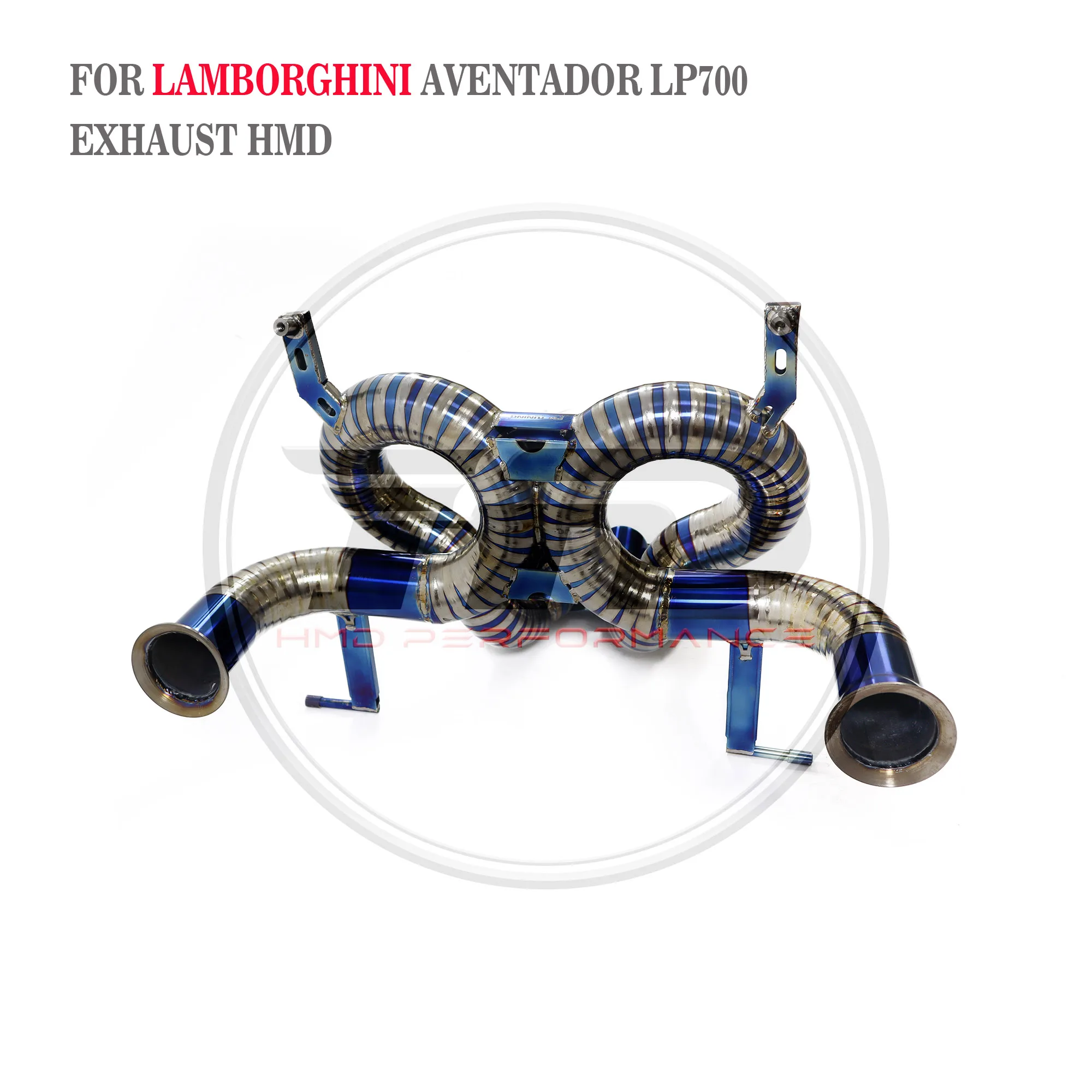 

HMD Titanium Alloy Exhaust System Performance Catback for Lamborghini Aventador LP700 Auto Modification Valve Muffler