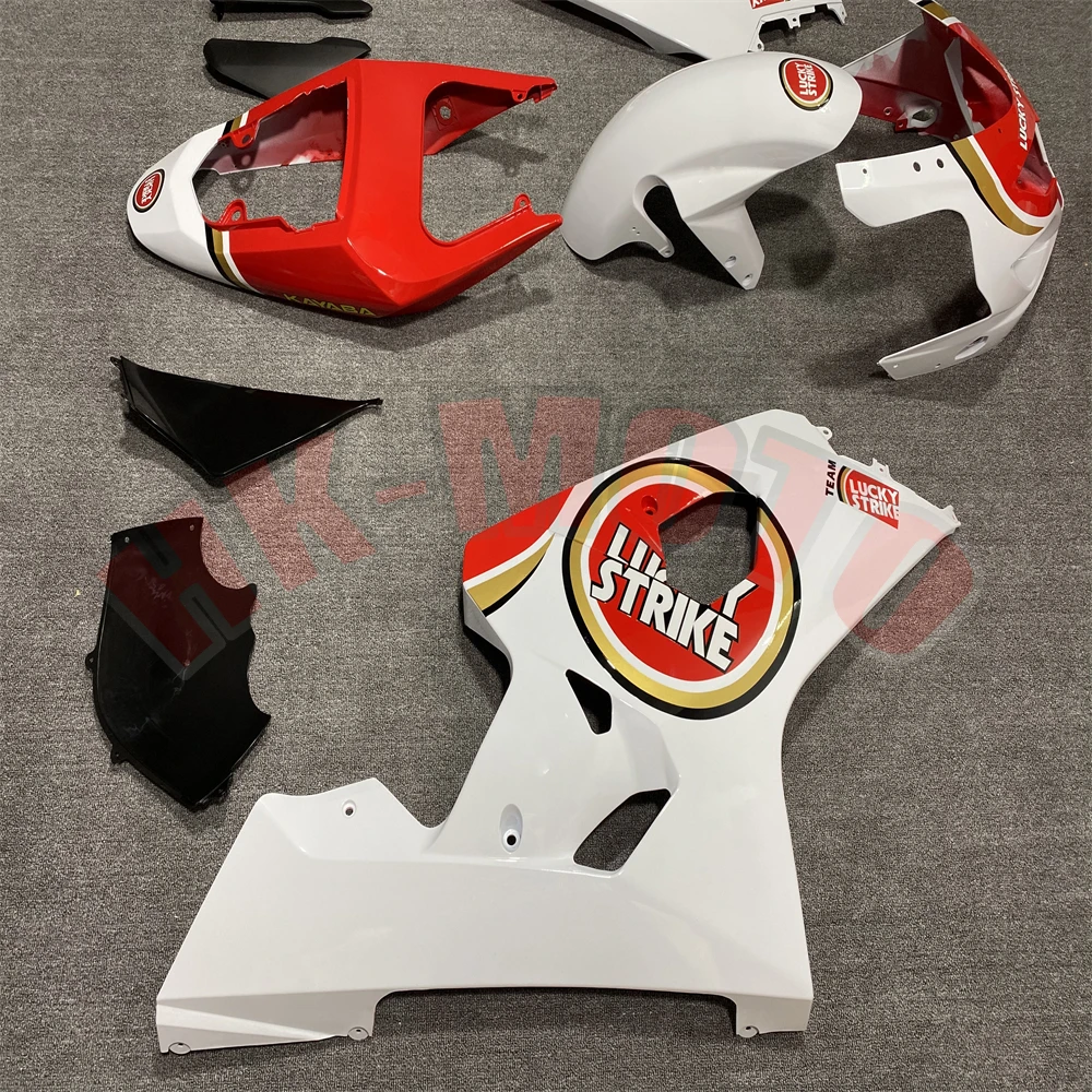 Kit de carenado para motocicleta, conjunto de carrocería de inyección ABS de alta calidad, color blanco y rojo, para GSX-R 600 750 GSXR600 GSXR750