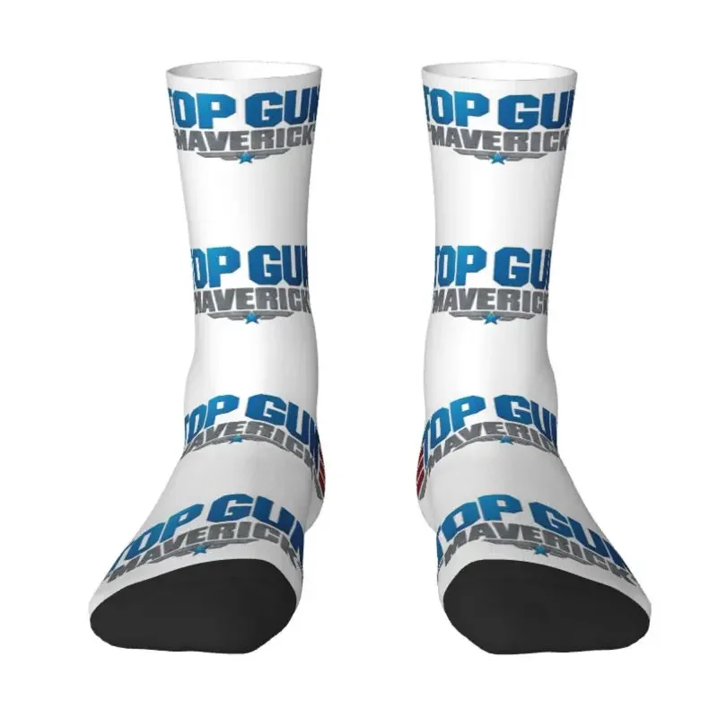 Harajuku Hot Film Top Gun Maverick Socks Women Men Warm 3D Printing Football Sports Socks