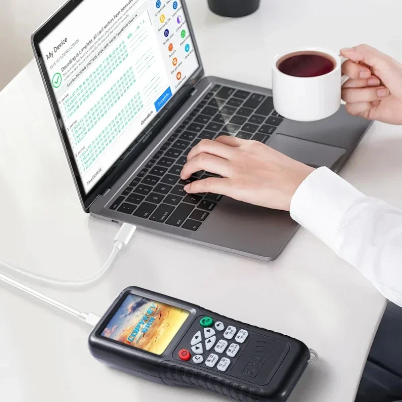 125KHz 13.56MHz NFC Smart Card Reader Writer RFID Copier X100 USB Port Access Card Programmer Duplicator new  Encrypted Key Hot