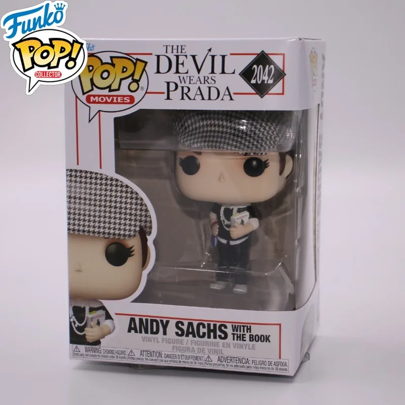 Funko Pop Andy Sachs with The Book Vinyl Figure #2042 The Devil Wears Prada Miranda Priestly Action Figure Collectible Limited