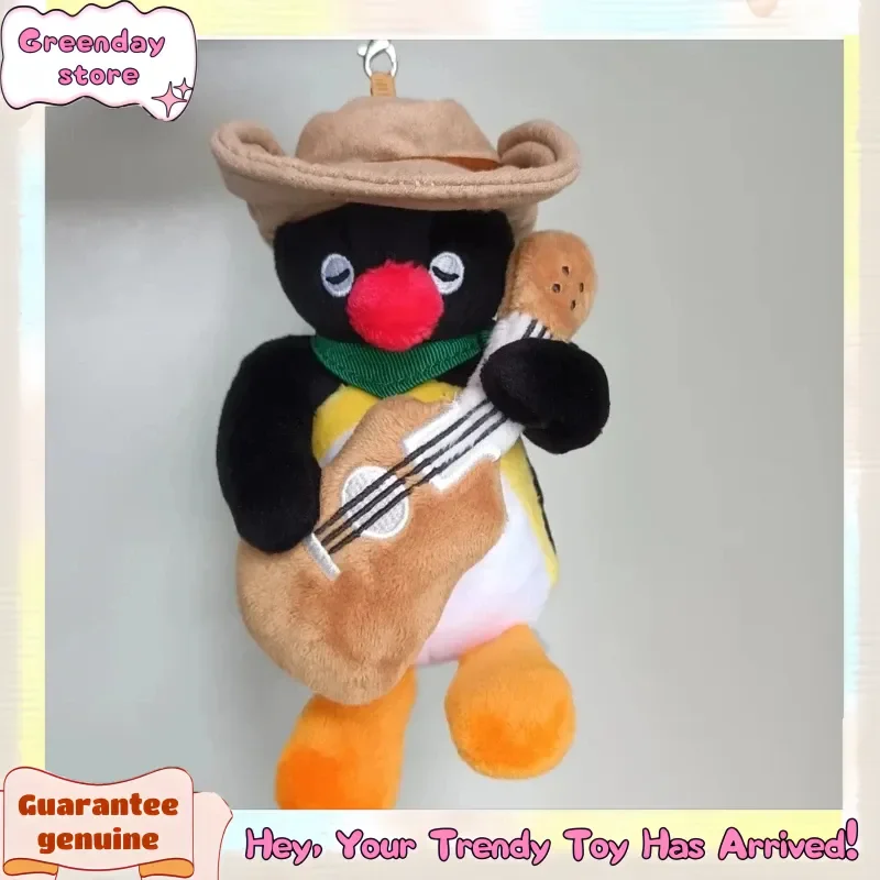 New Pingu Plush Keychains Music Series Toy Doll Bag Decoration Gift Penguin Animal Anime Peripheral Children Halloween Toys Gift