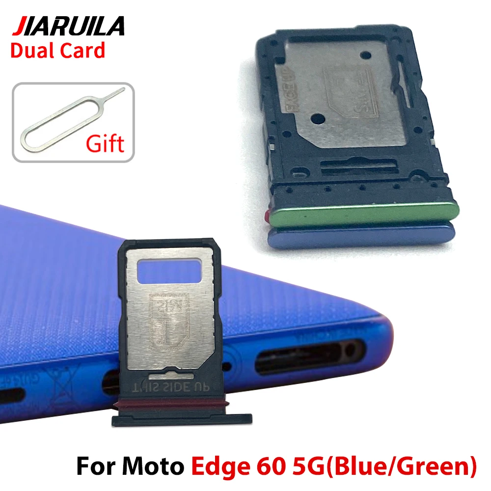 Dual-SIM-Kartenhalter für Moto Edge 60 Fusion 60 Pro 60 Stylus Micro Nano SIM-Kartenhalter Slot Adapter Sockel + Pin