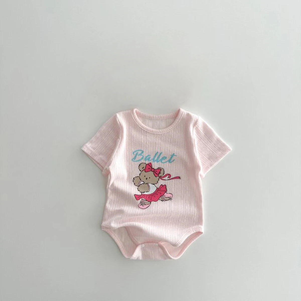 Summer Newborn Infant Baby boy girl Cartoon Bear Romper Rompers Kids Onepiece Fashion Baby clothing