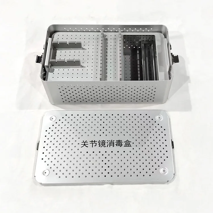 Sterilization Box for Arthroscopic Instruments 430×250×140mm Silicone Fixed Protection