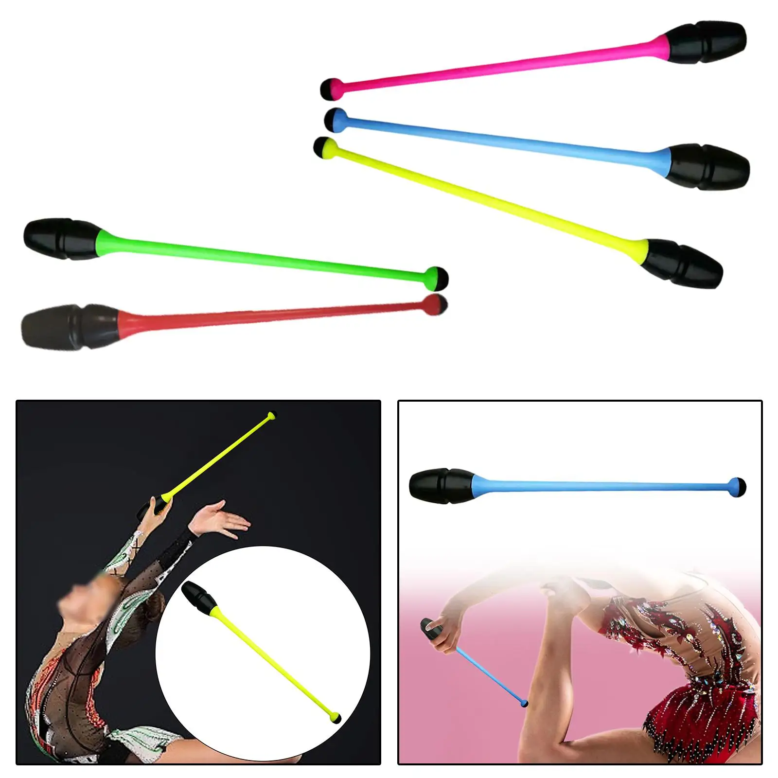 Rhythmic Gymnastics Stick Training Equipment Rhythmic Gymnastics Bar Gymnastics Pole for Artistic Dance Home Gymnasiums Child