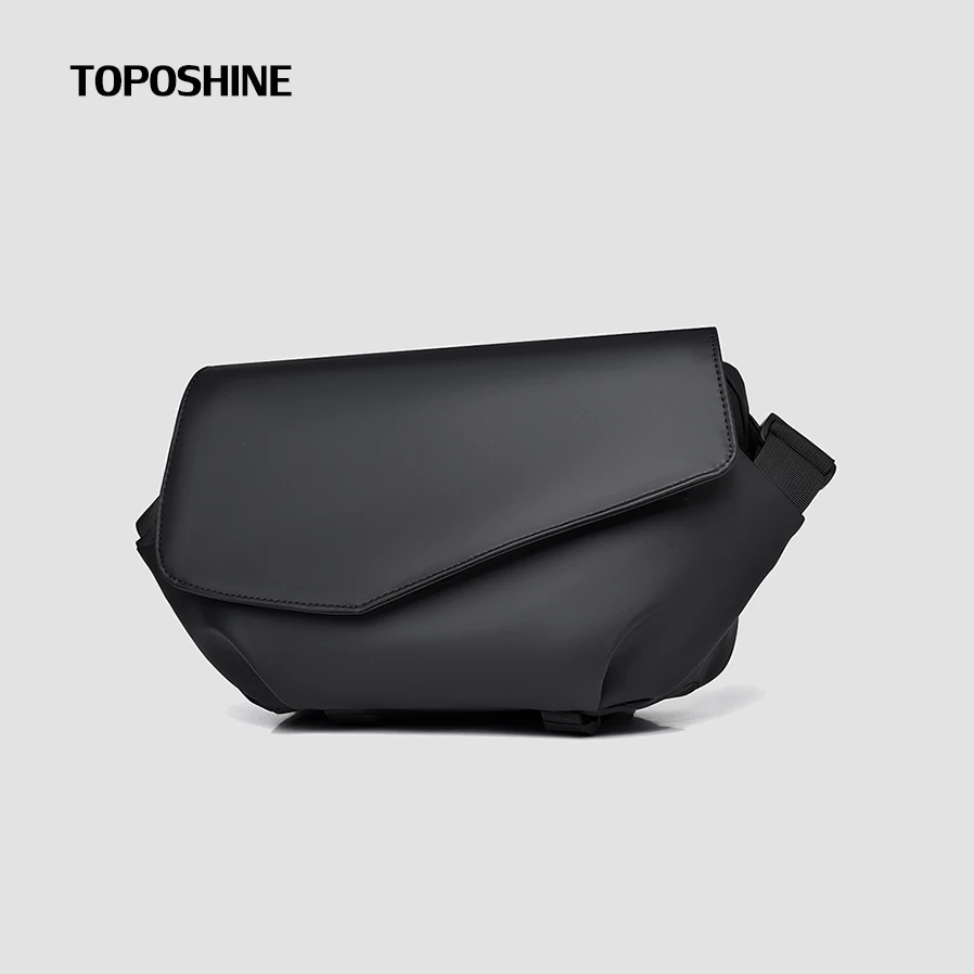 Toposhine popularne wodoodporne jedno ramię męska torba Crossbody modne lekkie torba na klatkę piersiowa wysokiej klasy torby rekreacyjne dojazdy do pracy