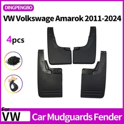 Mudflaps Mudguards Fit for VW Volkswage Amarok 2011-2024 Mudguards Tire Fenders Mud Flaps Wheel Guards Accessories 4x Tyre