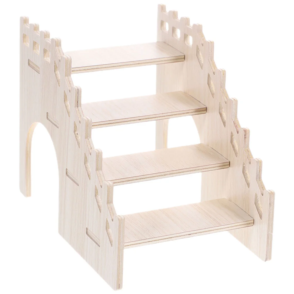 Guinea Pig House Ladder Small Animal Wooden Ladder Habitat Decor Ladder Hamster Ladder Hamster Climbing Ladder Wooden Bridge