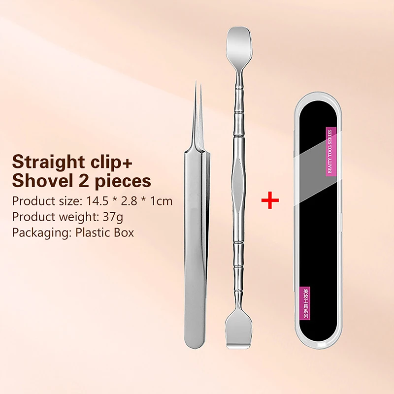 Narzędzie do usuwania zaskórników, igła do usuwania pryszczy, leczenie trądziku, usuwanie komedonów, białych zaskórników, wyciskanie trądziku, nos, twarz, ekstraktor do usuwania niedoskonałości.