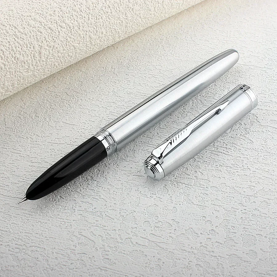 Jinhao 85 Luxury Fountain Pen Fine Nib Classic Design Metal Pen with Converter Perfect Weight Ink Pen for Smooth Writing