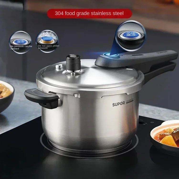 

Stainless steel pressure cooker new style household pressure cooker small explosion-proof kitchen restaurant