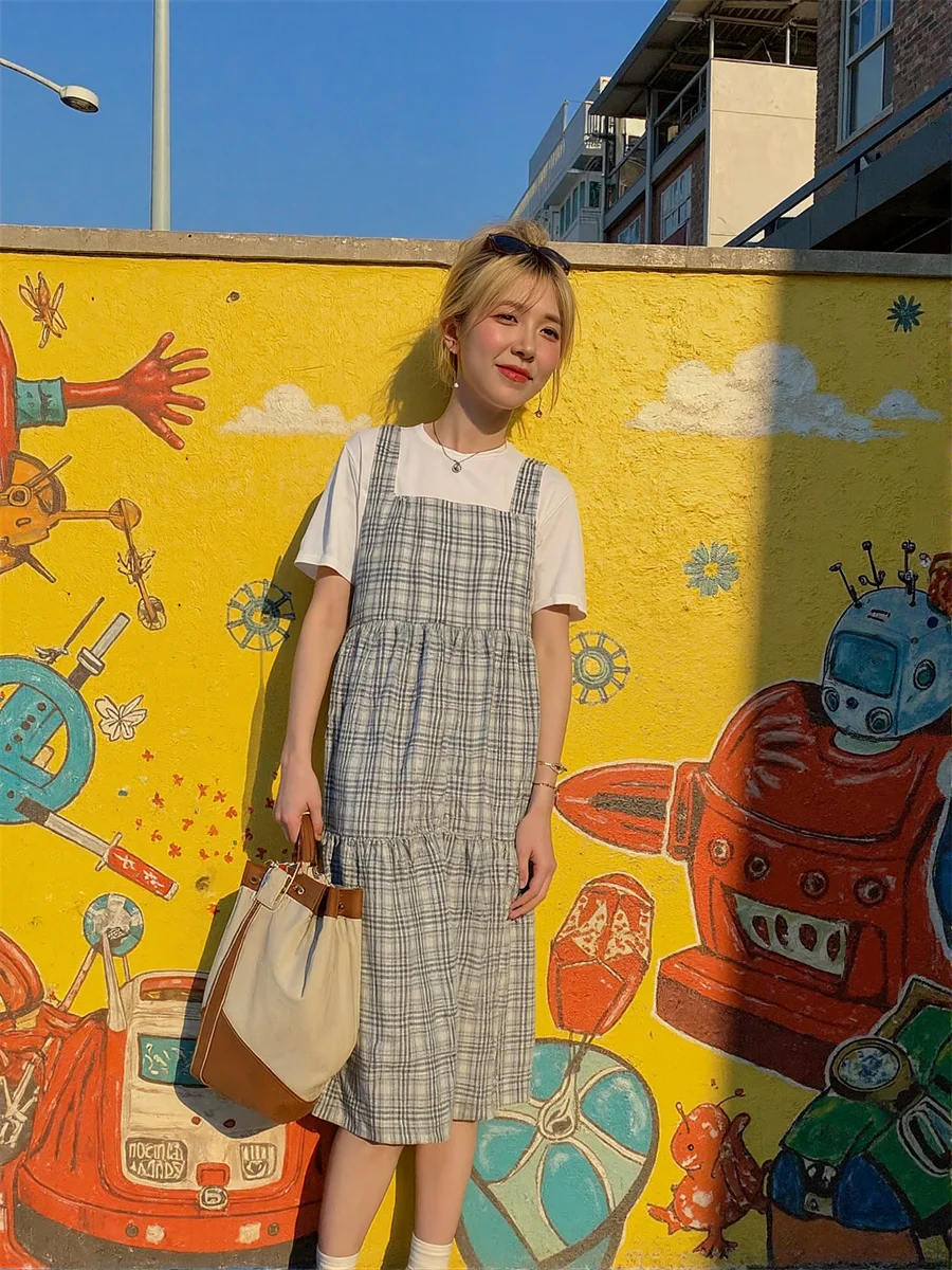 Abiti casual e da giorno da donna dritti autunnali Boho Bohemian stile preppy coreano europeo americano cinese etnico esotico alto