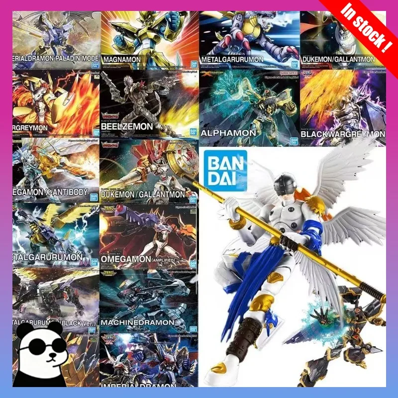 

Original In Stock BANDAI Figure-rise Standard Anime Digimon Omegamon Garurumon Angemon Alphamon War Greymon Figure Action Model