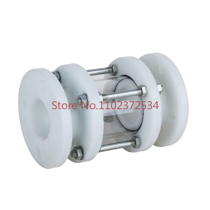 

FRPP plastic flange straight-through mirror RPP corrosion-resistant chemical all-plastic two-way polypropylene mirror