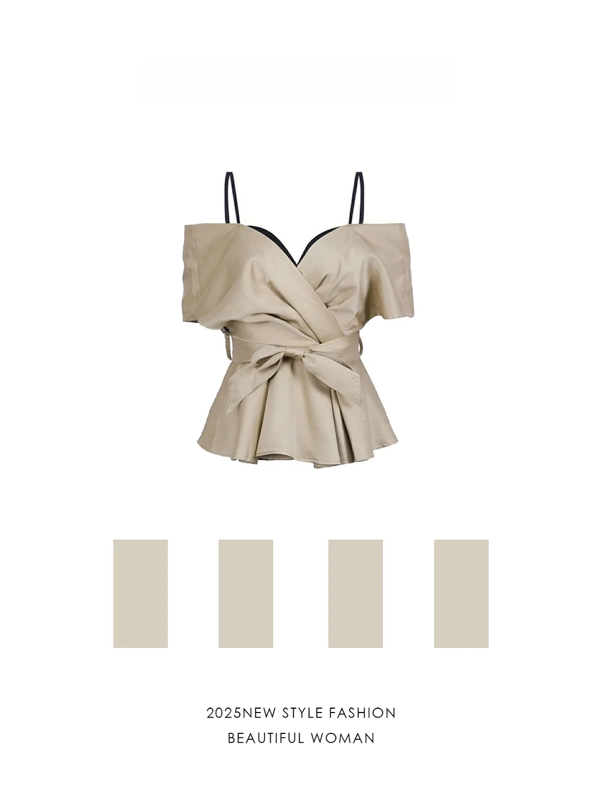 

Женский топ Knoinghead с бретелями, универсальный, стройнящий, летний, для повседневной носки, прямой крой, с высокой талией, свободный крой