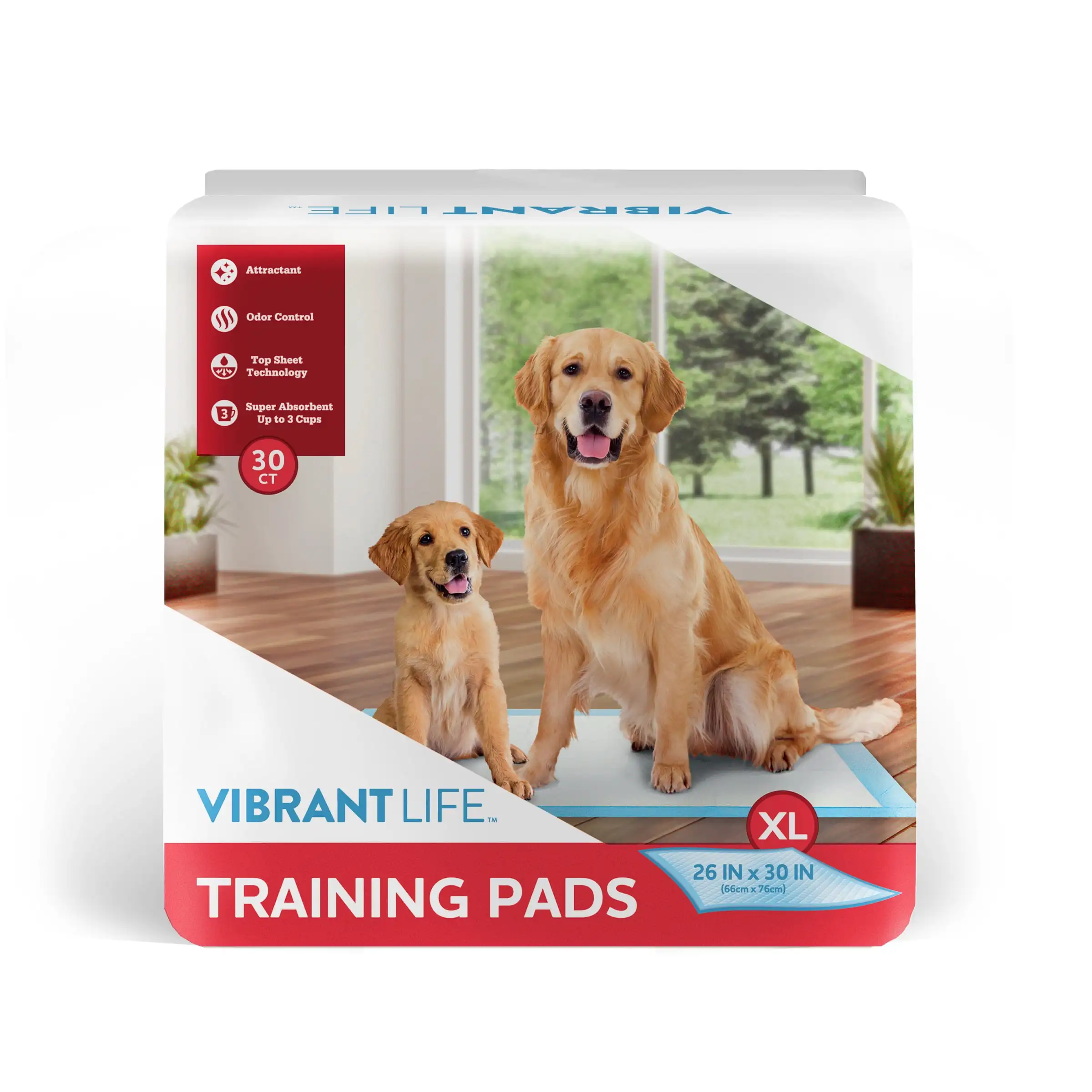 

Training Pads, XL, 26 in x 30 in, 30 Count
