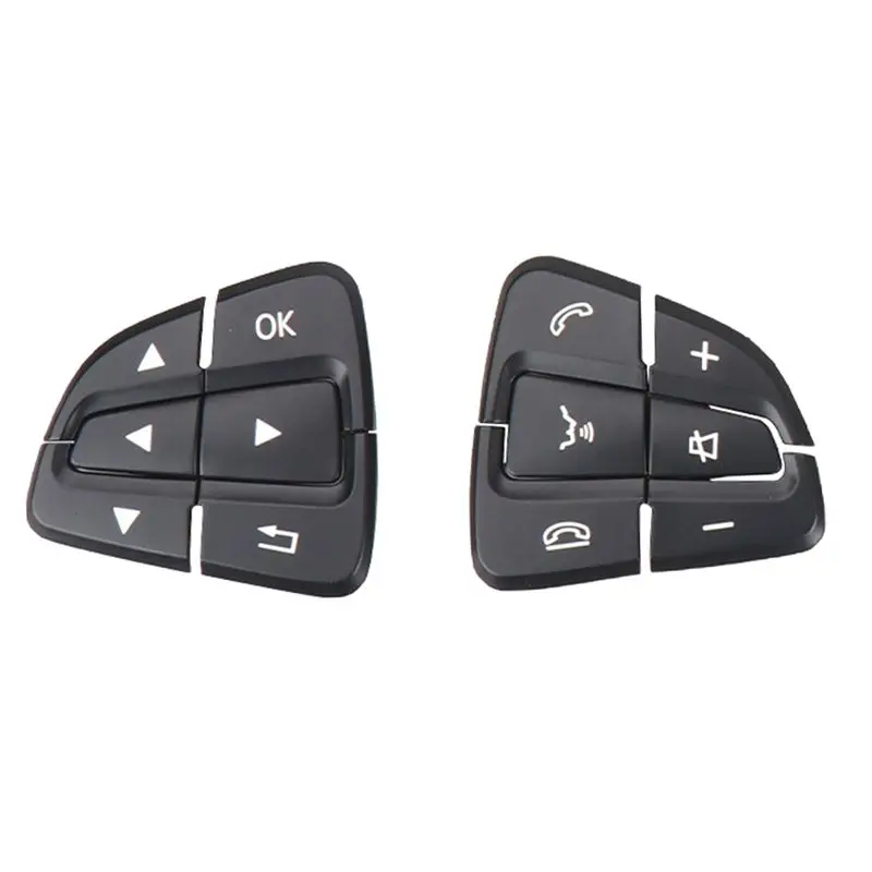A57E-Multi-Function Steering Wheel Switch Buttons For Mercedes Benz AB GLA GLS GLE W176 W246 W166 0999050600 0999050700 Black Pa