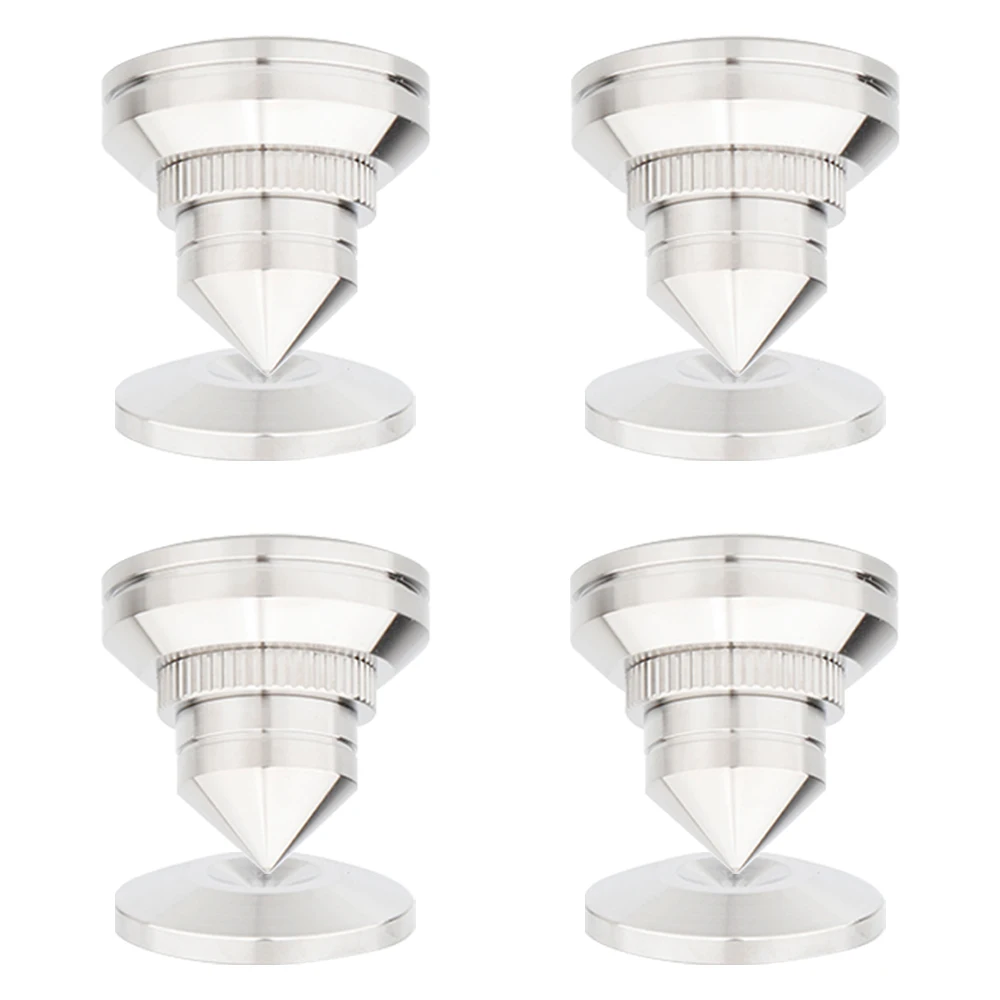 4 Stück Lautsprecherspikes, Anti-Vibrations-Lautsprecherständer für HiFi-Geräte und Lautsprecher, verstellbarer Bodenschutz, belastbar bis 218 kg – Detail 7