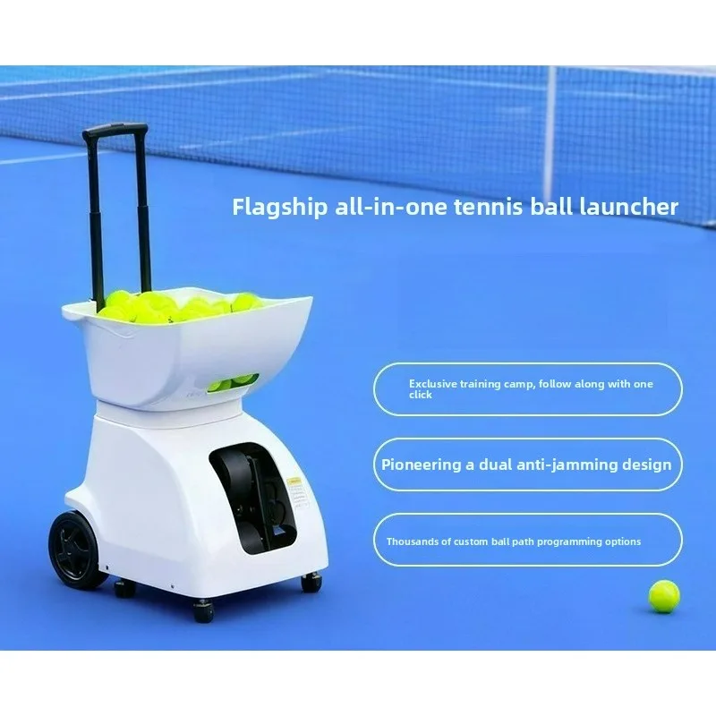 All-round professional tennis automatic serve machine trainer
