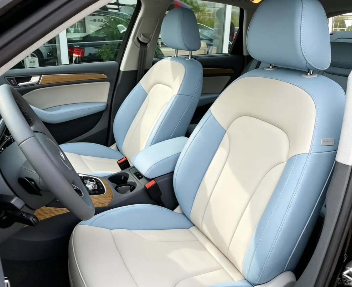 Für Audi A5 2010~2017 Maßgefertigte Autositzbezüge Luxuriöses Nappaleder 100% Passgenau Innenausstattung 360 ° Vollständige Abdeckung – Detail 6
