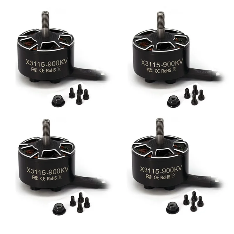 Hot Sale 4Pcs X3115 3115 900KV 3-6S Brushless Motor For FPV Freestyle Mark4 Mark 4 V2 Etc 9/10Inch Long Range Cinelifter RC Dron