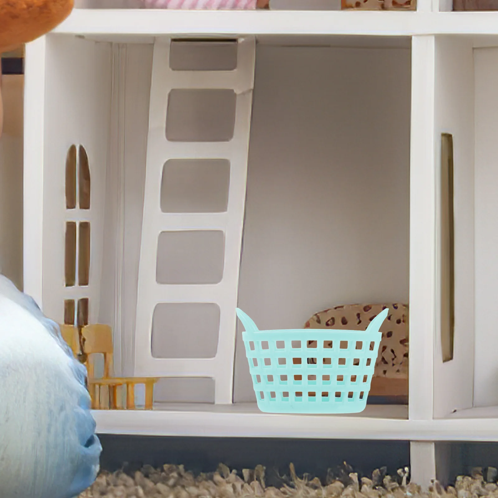 Cestino portatile in miniatura da 10 pezzi in plastica di piccole dimensioni per bambini, mini decorazioni per la casa, Pasqua, Baby Shower, caramelle, gioielli