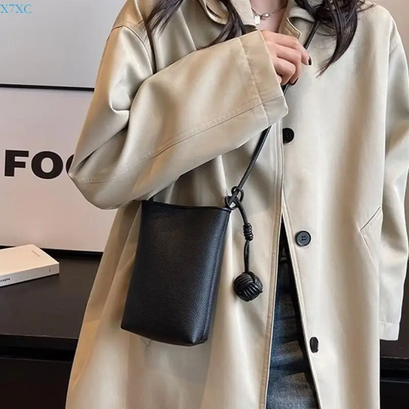 

X7XC Elegant Crossbody Purse PU Leather Phone Bag Casual Single Shoulder Bag for Daily Use
