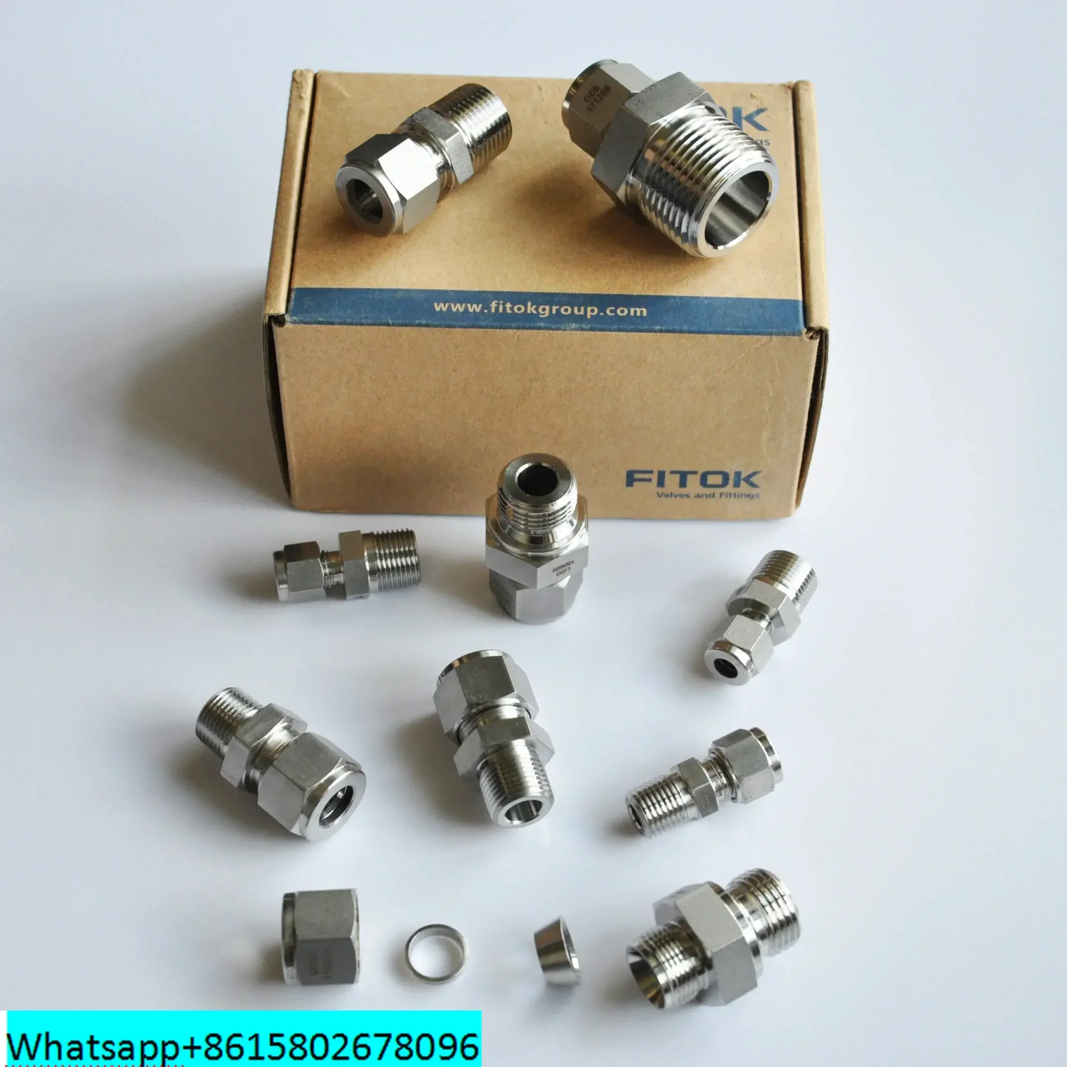 

[SS-CM-FL4-NS6] FITOK/FITOK casing joint 1/4 turn 3/8NPT external thread